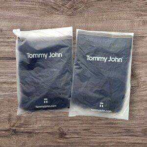 NEW 2-Pair TOMMY JOHN Ultra Soft Flex Modal 6" Mid-Length Boxer Brief Blue L